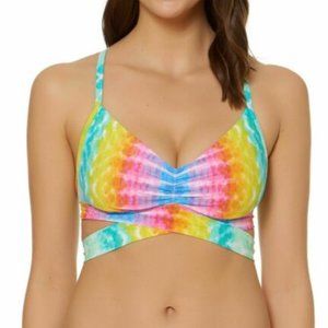 Bleu Rod Beattie Womens Double Wrap Bikini Top 36D